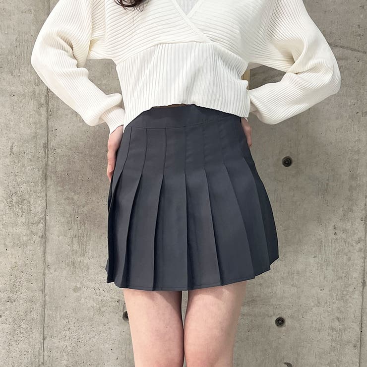 ボックスプリーツミニスカート[品番：MJNW0003164]｜me Jane（ミー