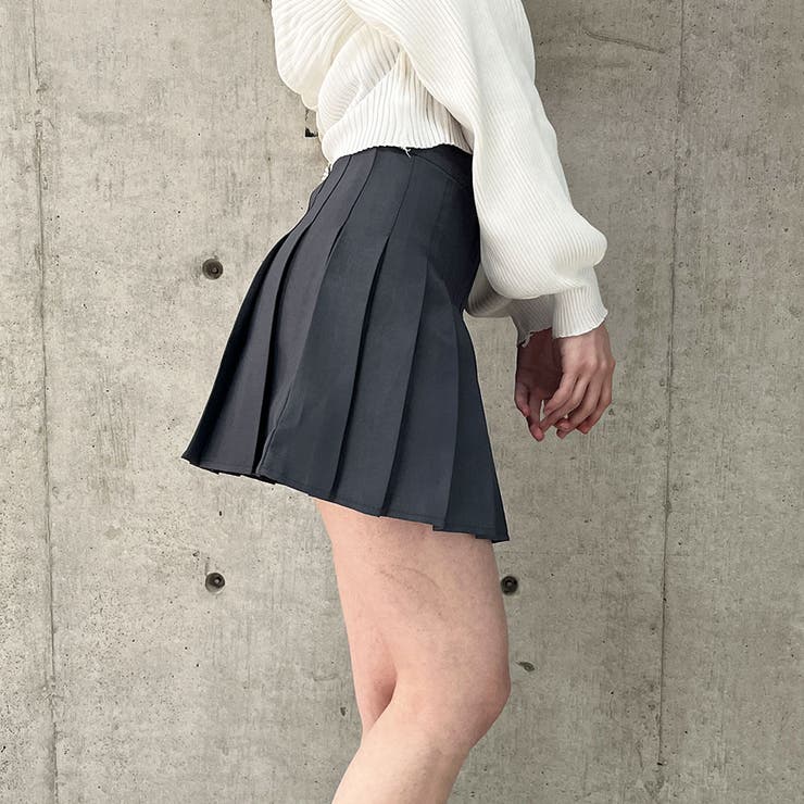 ✨mimi♡ ページ✨Malbon プリーツスカート グリーン M✨ Leak プリーツミニスカート (with underpants) - MAYBINS | 60