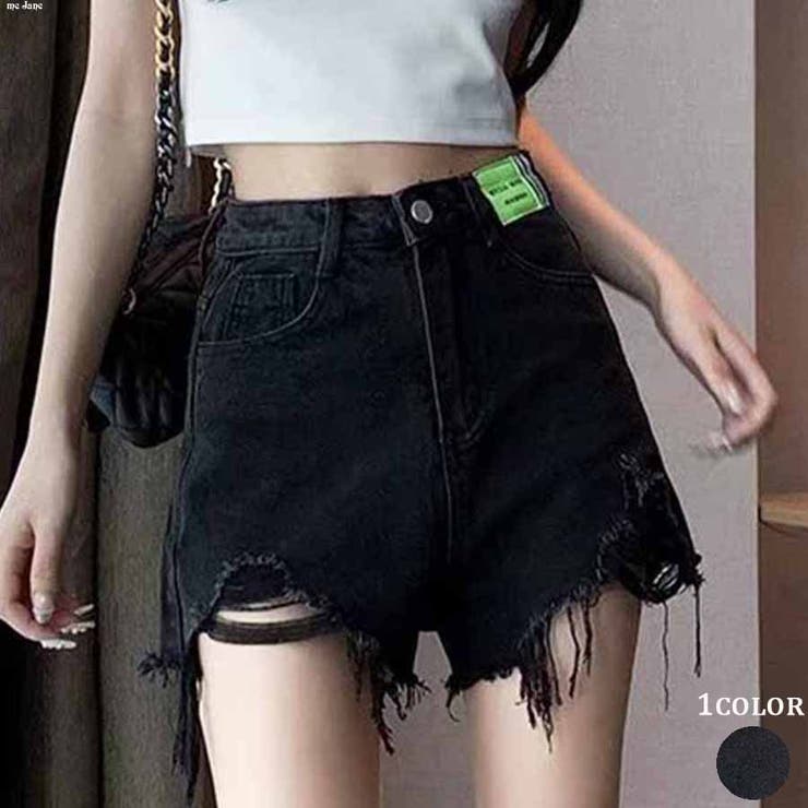 裾ダメージショートパンツ[品番：MJNW0001543]｜me Jane（ミージェーン