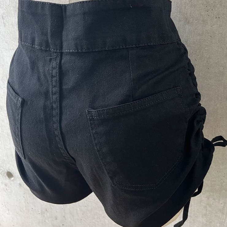 サイドシャーリングリボンデニムショートパンツ | me Jane | 詳細画像16 