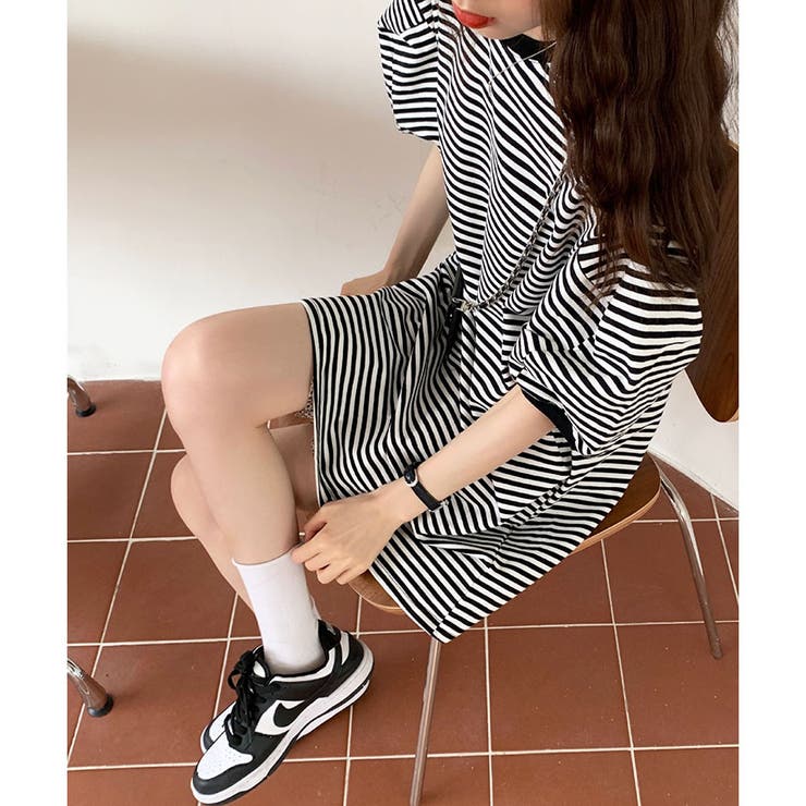 パワショル切替ボーダーワンピース 品番 Mjnw Me Jane ミージェーン のレディースファッション通販 Shoplist ショップリスト