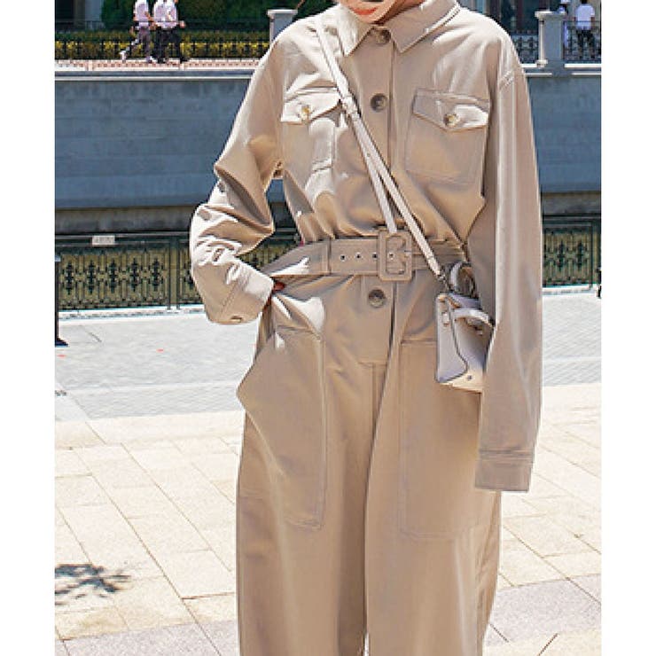 サルセーション　ジャンプスーツ　M ライトブラウン 予約]フリルデザインジャンプスーツ/ブラック – Lumier