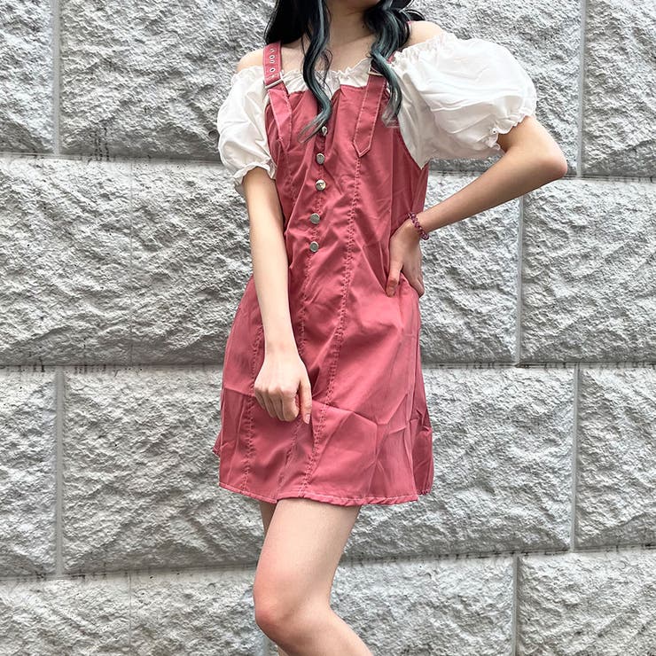 オフショルトップスミニワンピース[品番：MJNW0002000]｜me Jane（ミージェーン）のレディース ファッション通販｜SHOPLIST（ショップリスト）