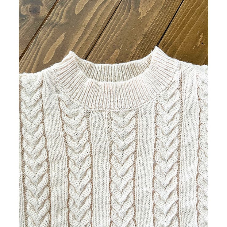 ケーブルニット×ショートパンツ2点セット | me Jane | 詳細画像9 