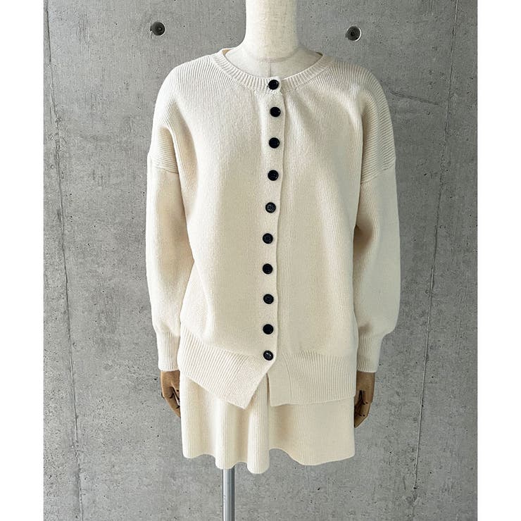 ニットカーディガン×スカート 2点セット | me Jane | 詳細画像13 