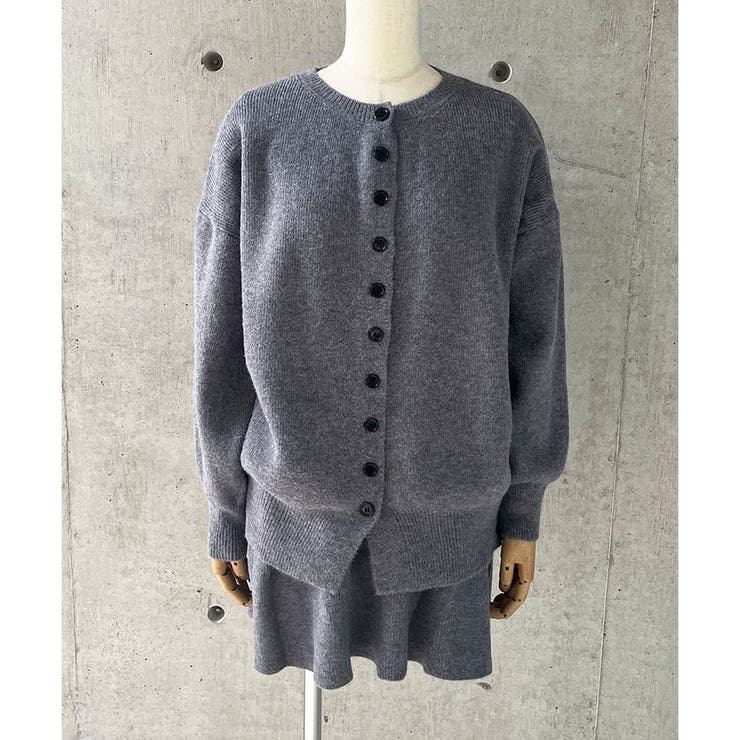 ニットカーディガン×スカート 2点セット | me Jane | 詳細画像17 