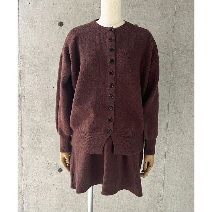 ニットカーディガン×スカート 2点セット | me Jane | 詳細画像19 