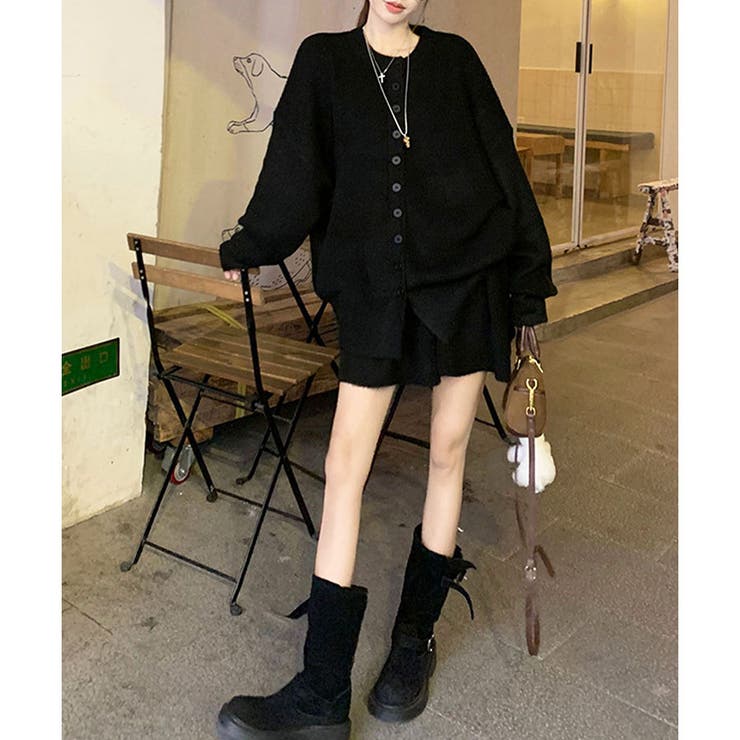 ニットカーディガン×スカート 2点セット | me Jane | 詳細画像2 