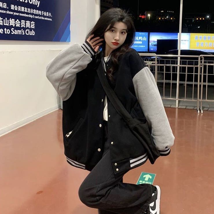 バイカラースタジャン[品番：MJNW0002407]｜me Jane（ミージェーン）の