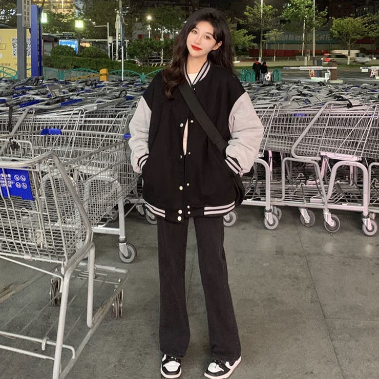 バイカラースタジャン[品番：MJNW0002407]｜me Jane（ミージェーン）の