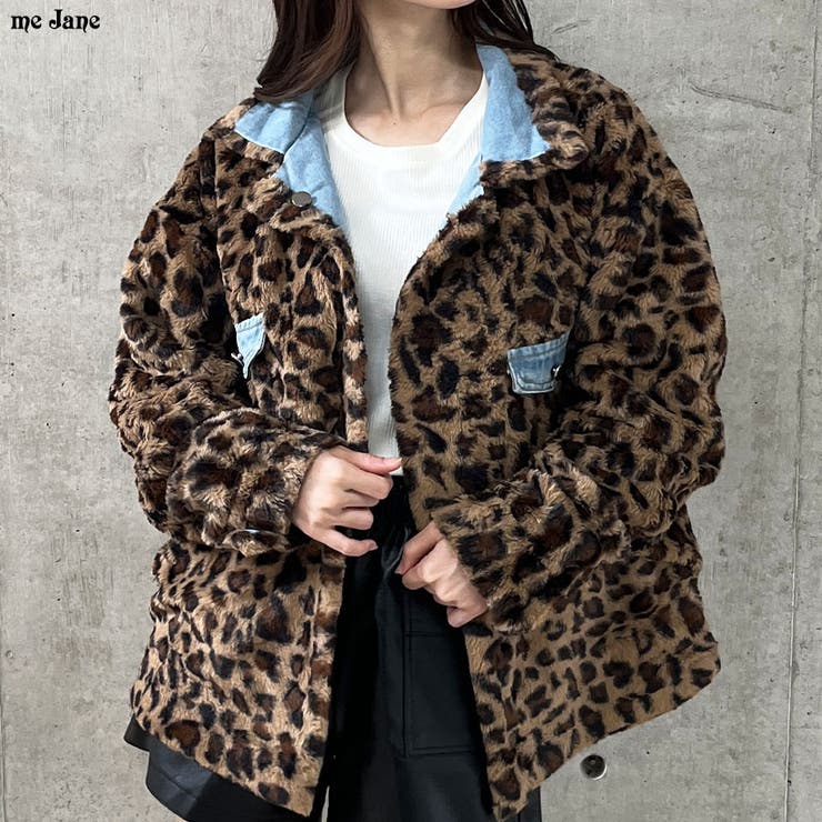 レオパードデニムジャケット beeden ビーデン レオパード デニム