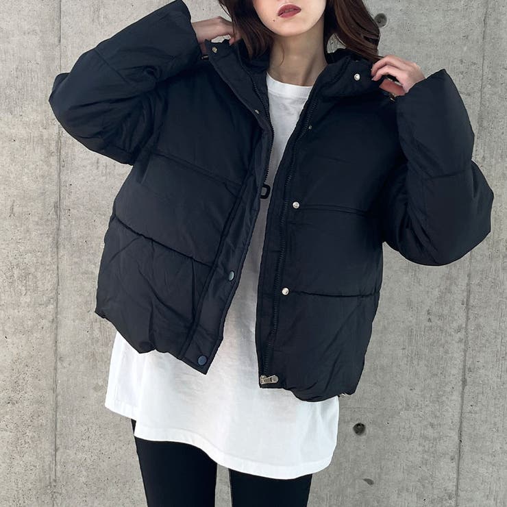 中綿フード付ダウンジャケット[品番：MJNW0003054]｜me Jane（ミー