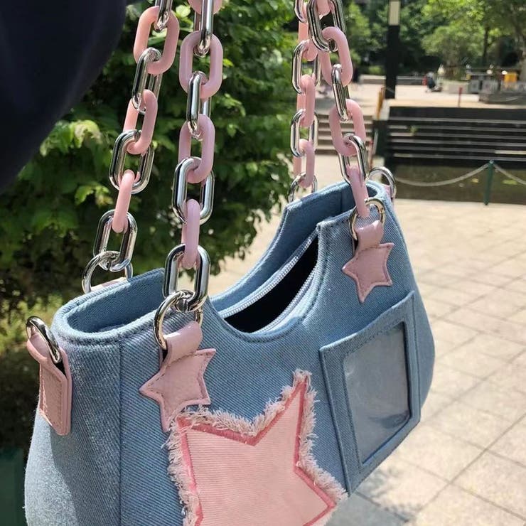 pink trick トートバッグ ショルダーバッグ レディース 斜めがけ