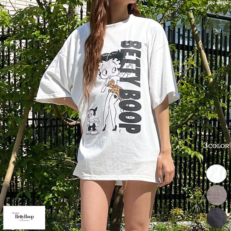 BETTY BOOPヒョウ柄ビッグTシャツ