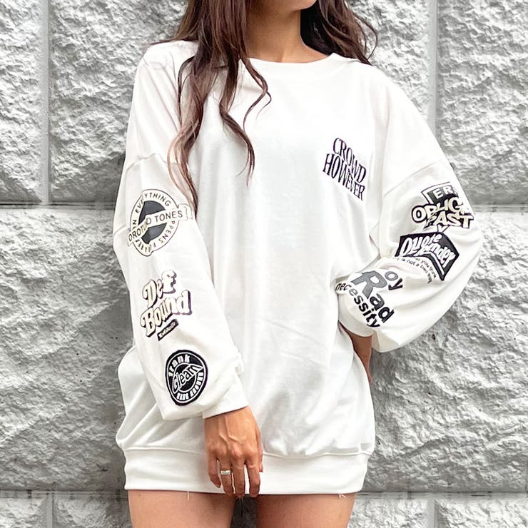 袖ワッペントレーナー[品番：MJNW0001551]｜me Jane（ミージェーン）の