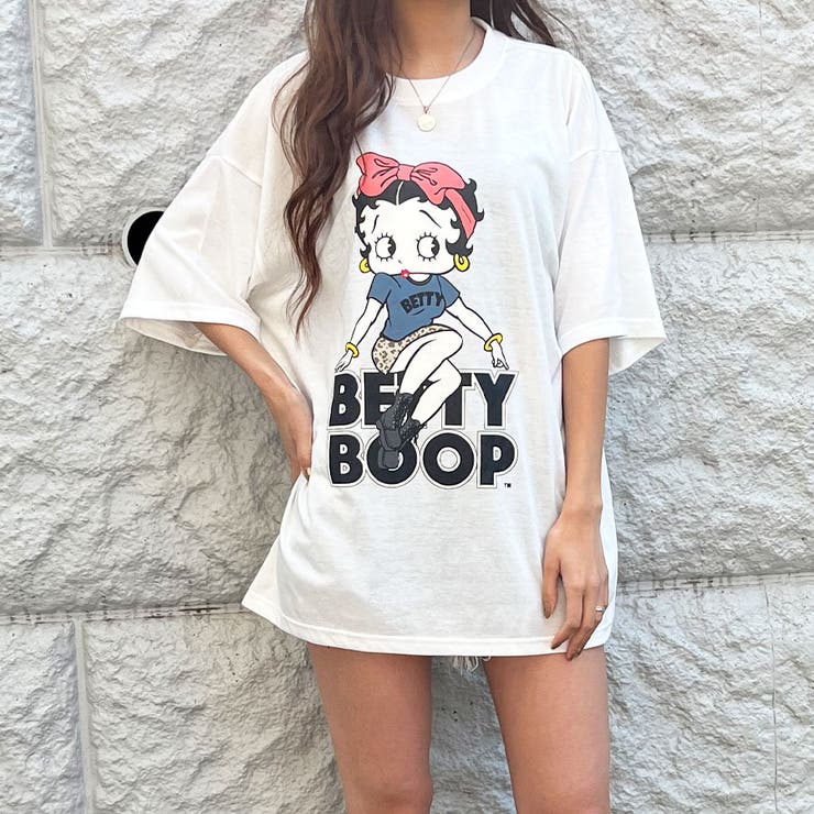 オフホワイト | リボンBETTTY BOOPTシャツ | me Jane