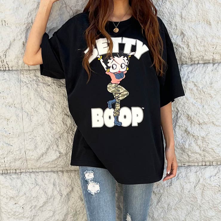 ストリートガールBETTY BOOPTシャツ[品番：MJNW0002111]｜me Jane