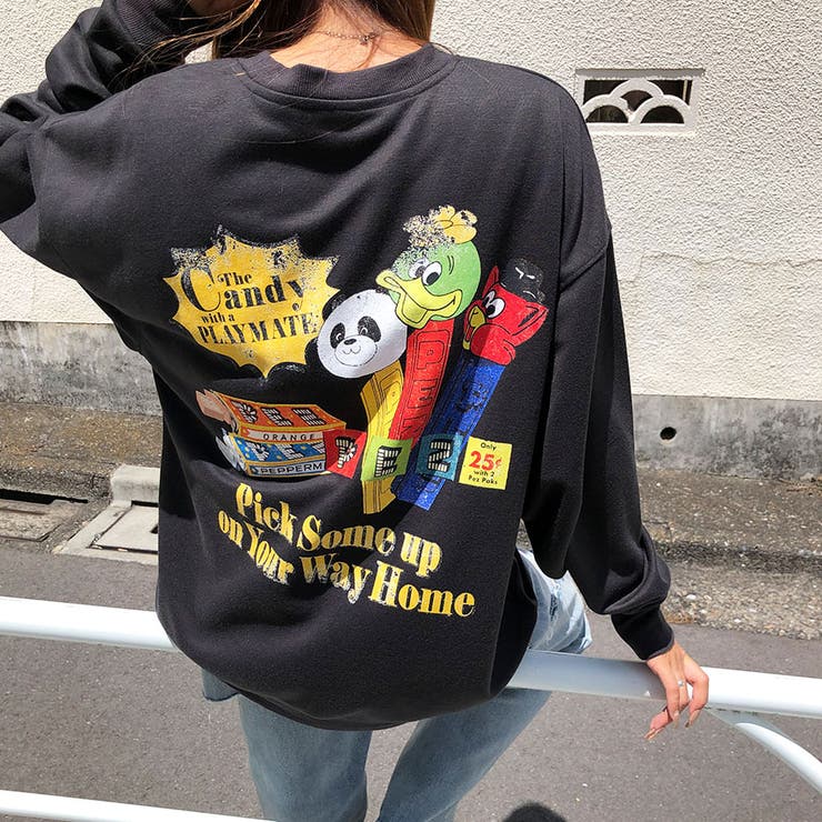 PEZ／ペッツ プリントトレーナー[品番：MJNW0002264]｜me Jane（ミー