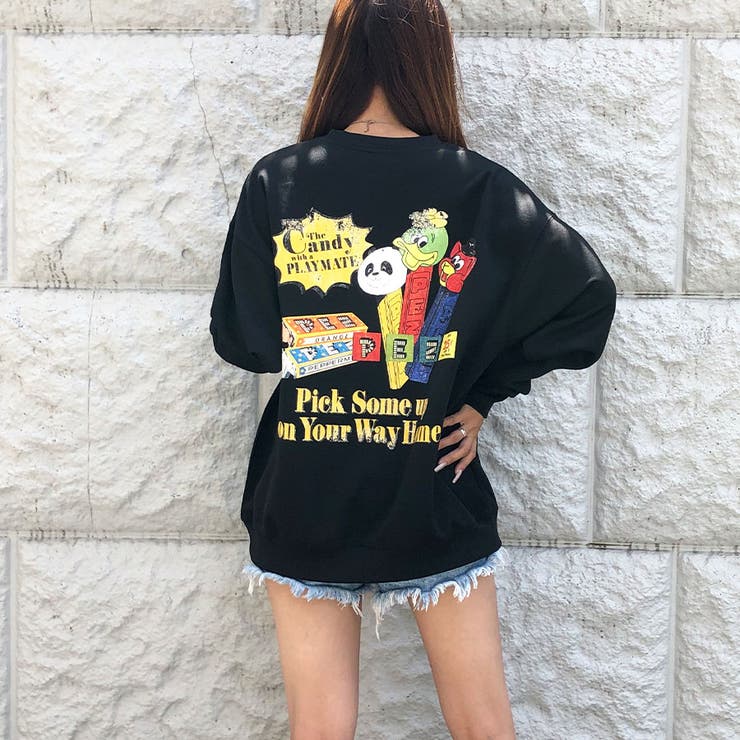 PEZ／ペッツ プリントトレーナー[品番：MJNW0002264]｜me Jane（ミー