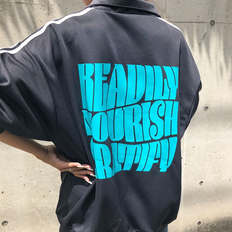 グラフィックロゴサイドラインジャージ | me Jane | 詳細画像15 