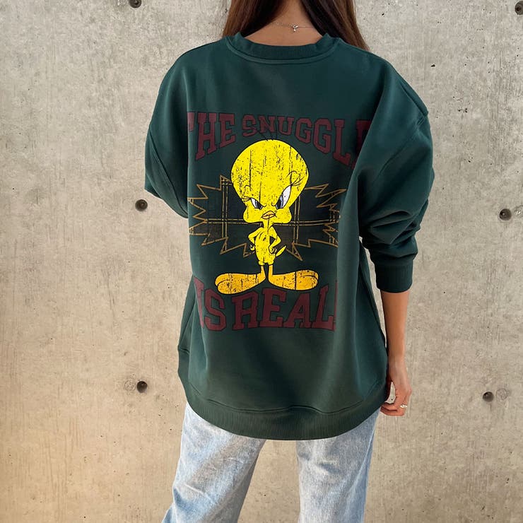 TWEETY/トゥイーティー 裏起毛スウェットトレーナー[品番：MJNW0002385