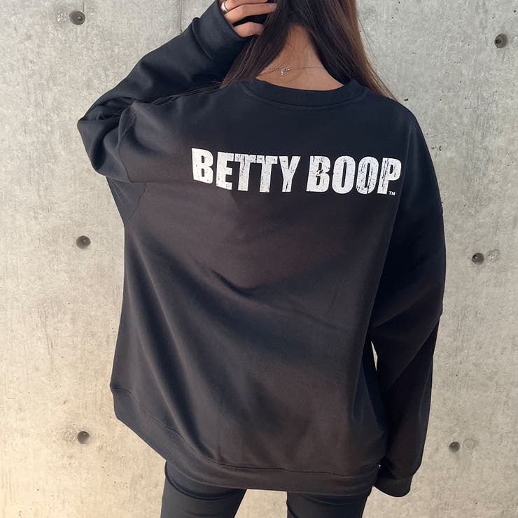 裏起毛セクシーレディーBETTYBOOPスウェットトレーナー[品番