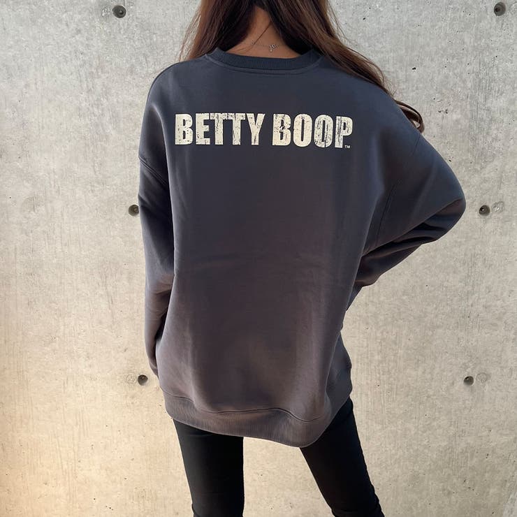 裏起毛セクシーレディーBETTYBOOPスウェットトレーナー[品番