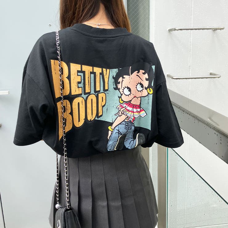 BIGシルエットBETTY BOOP半袖Tシャツ 春