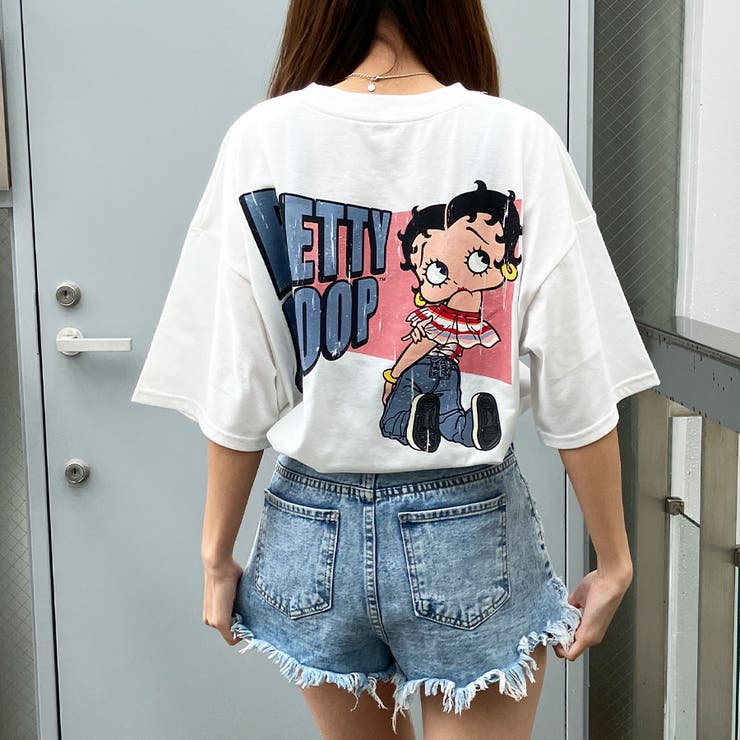 BIGシルエットBETTY BOOP半袖Tシャツ