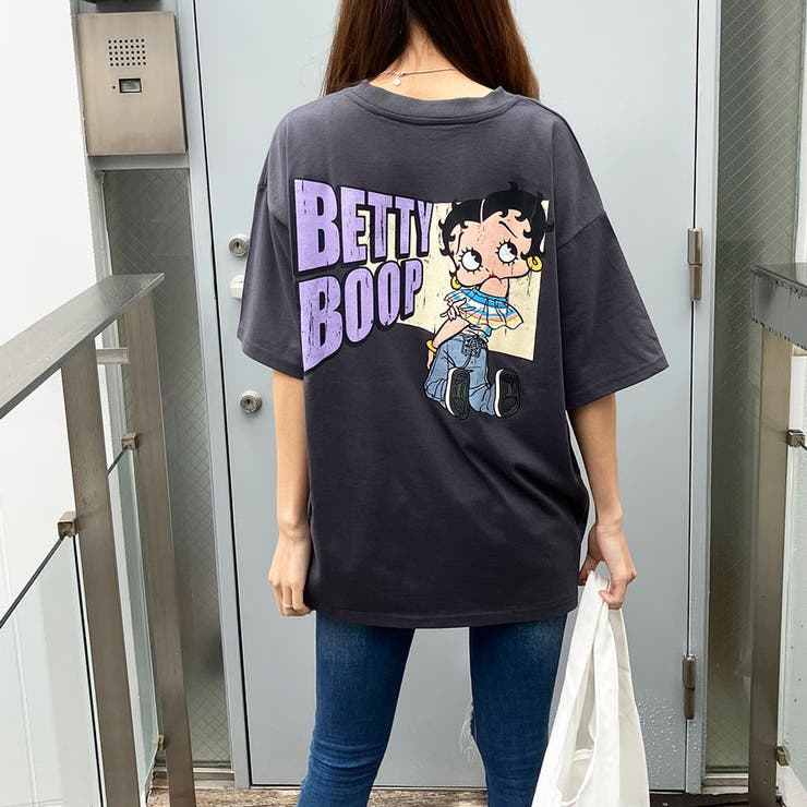 BIGシルエットBETTY BOOP半袖Tシャツ