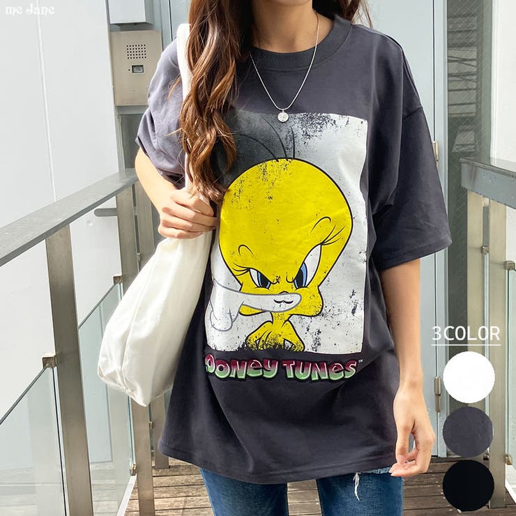 TWEETY トゥイーティープリントBIGTシャツ 春[品番：MJNW0002675]｜me