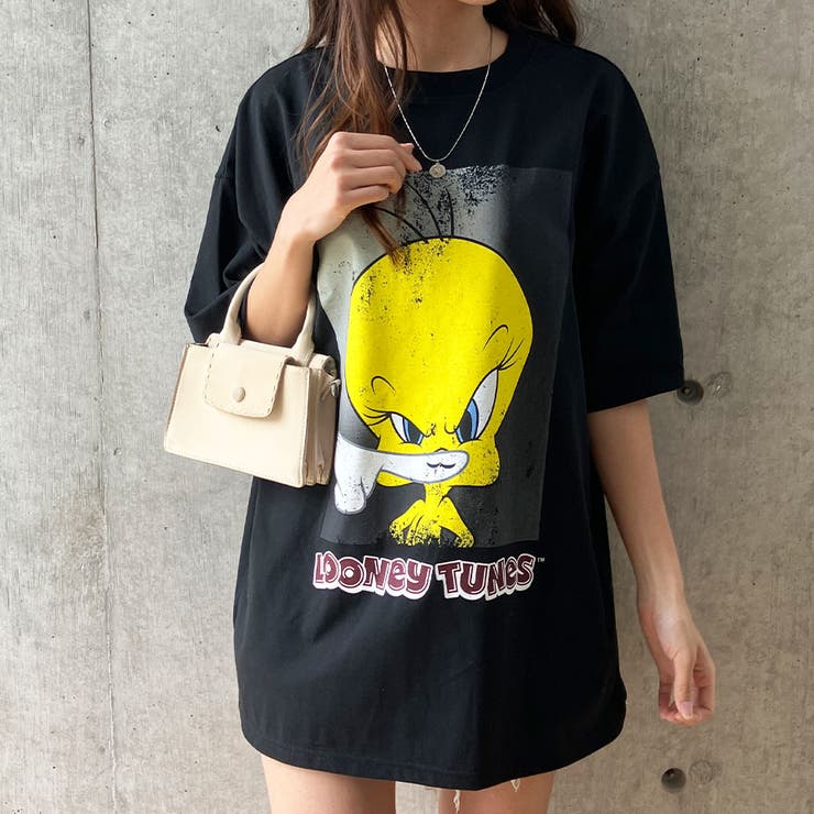 TWEETY/トゥイーティープリントBIGTシャツ