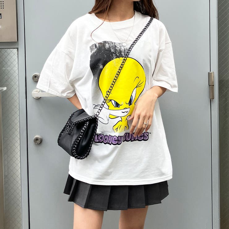 TWEETY トゥイーティープリントBIGTシャツ 春