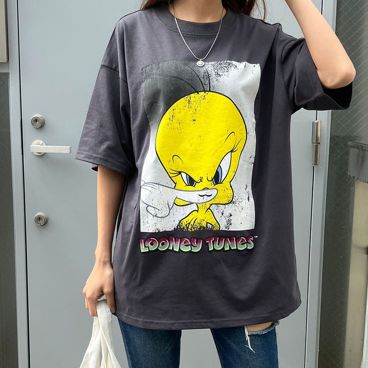 TWEETY/トゥイーティープリントBIGTシャツ