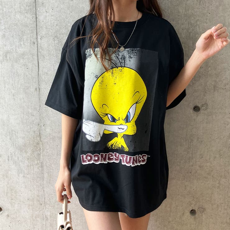 TWEETY/トゥイーティープリントBIGTシャツ