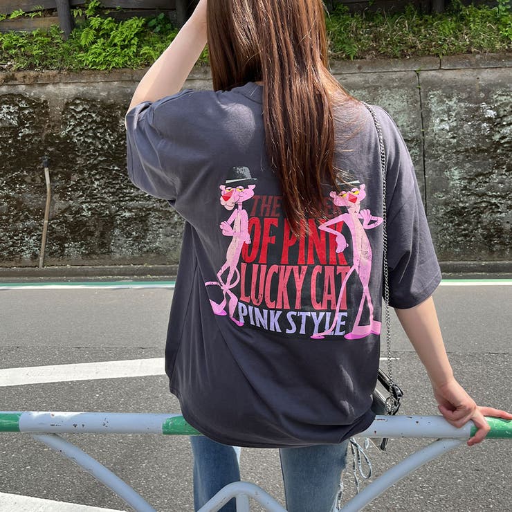 韓国 forusring バックリボンパフT [PINK] 半袖tシャツ バックリボン
