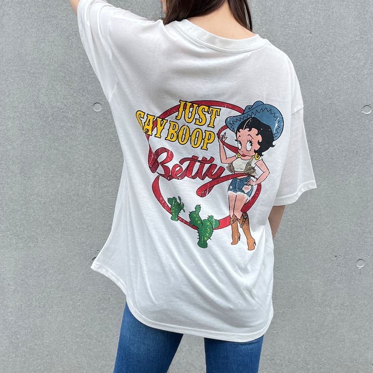 BETTY BOOPバックビックプリントTシャツ 春 | me Jane | 詳細画像9 