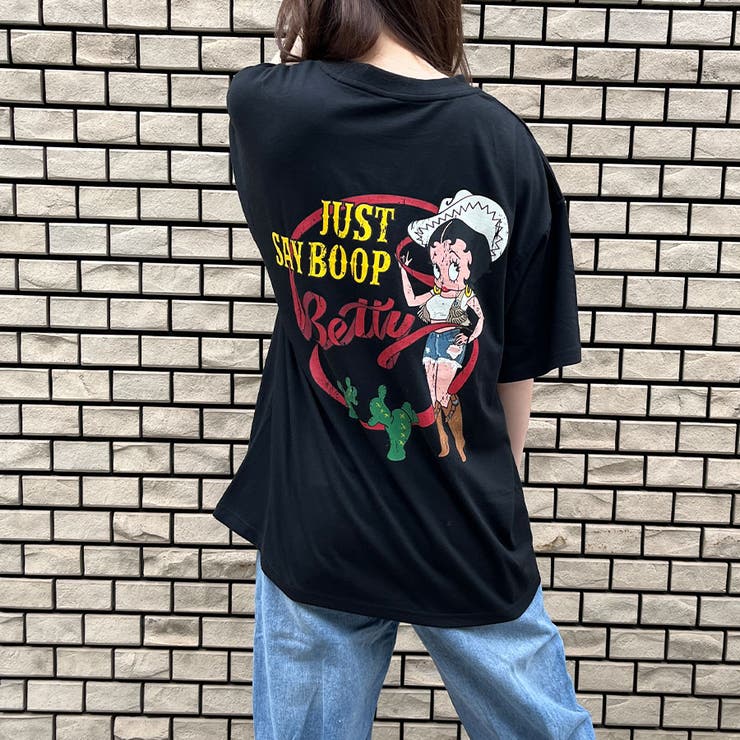 BETTY BOOPバックビックプリントTシャツ 春 | me Jane | 詳細画像10 