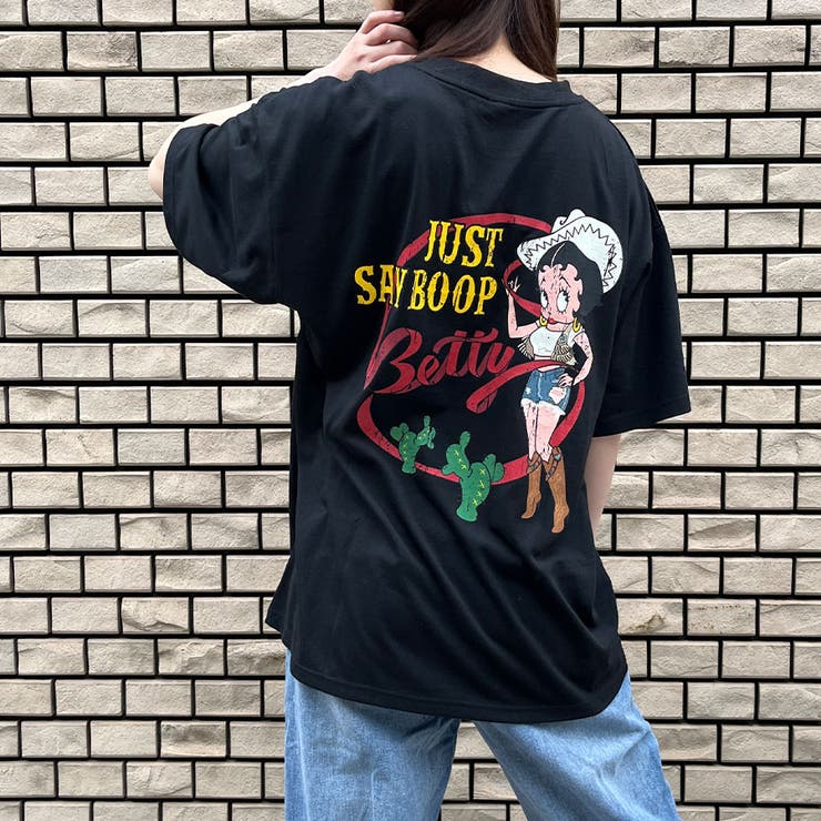 BETTY BOOPバックビックプリントTシャツ 春 | me Jane | 詳細画像11 
