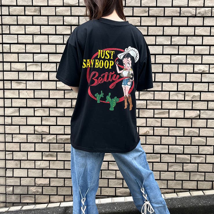 BETTY BOOPバックビックプリントTシャツ 春 | me Jane | 詳細画像16 
