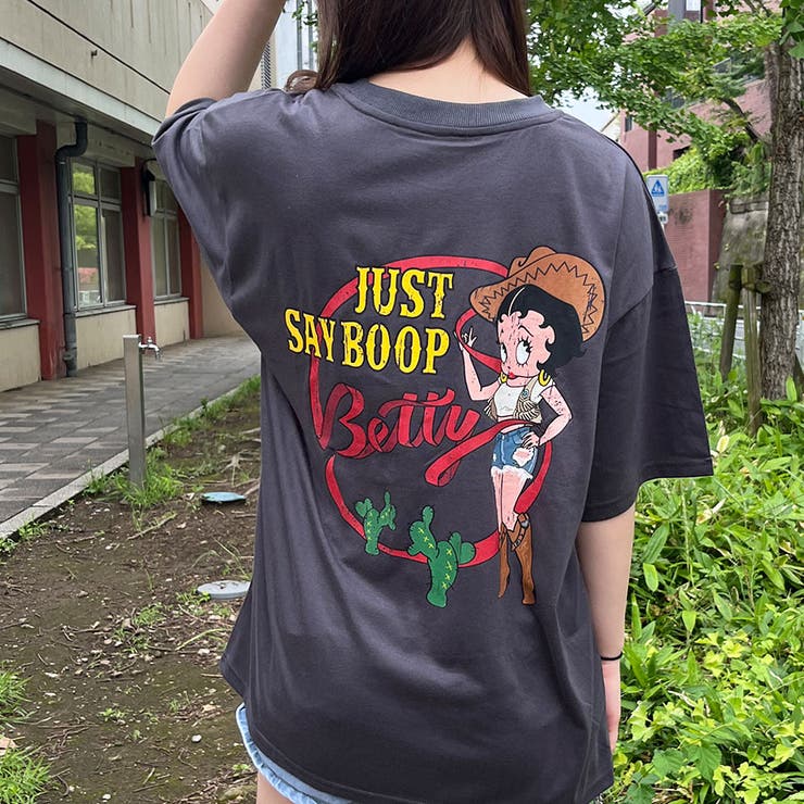 BETTY BOOPバックビックプリントTシャツ 春 | me Jane | 詳細画像22 