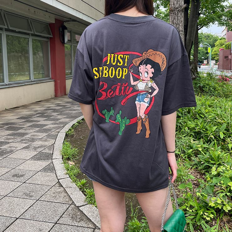 BETTY BOOPバックビックプリントTシャツ 春 | me Jane | 詳細画像28 