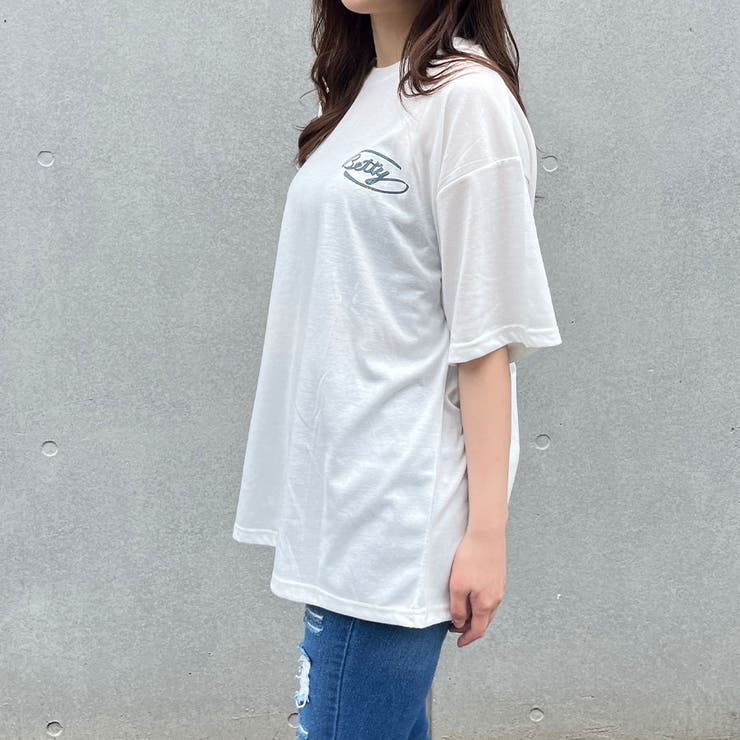 BETTY BOOPバックビックプリントTシャツ 春 | me Jane | 詳細画像4 
