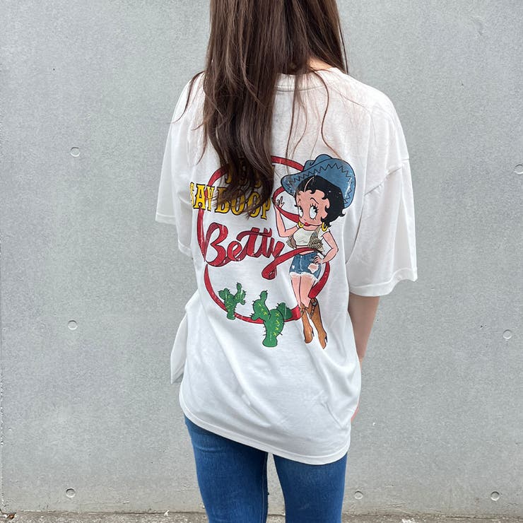 BETTY BOOPバックビックプリントTシャツ 春 | me Jane | 詳細画像5 