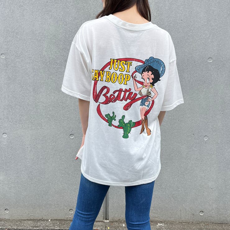 BETTY BOOPバックビックプリントTシャツ 春 | me Jane | 詳細画像7 