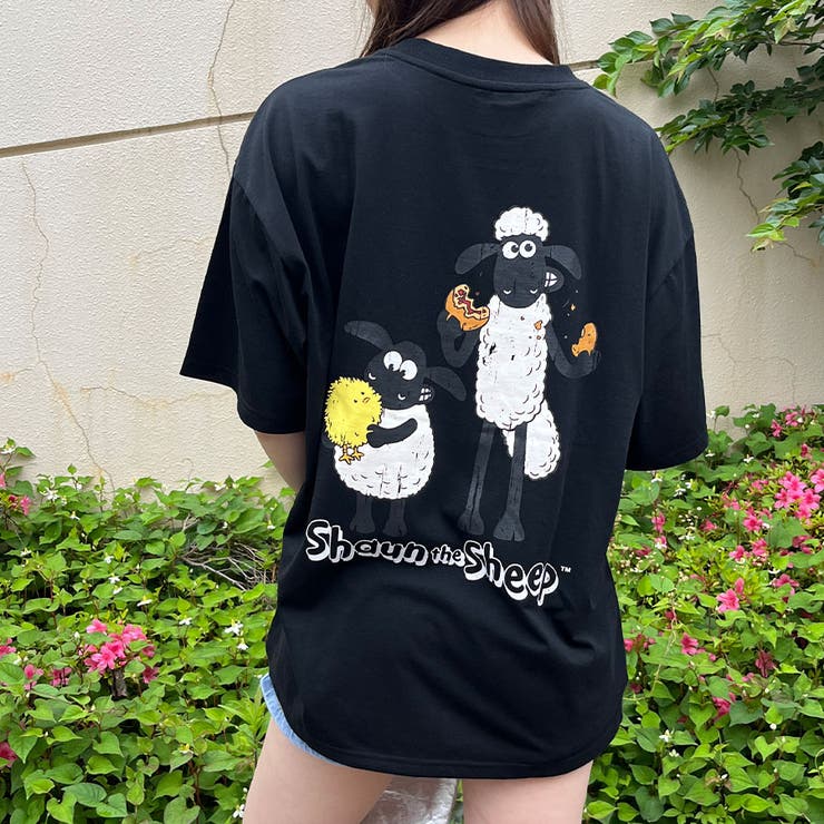 ひつじのショーンBIGTシャツ 春 韓国トップス[品番：MJNW0002812]｜me