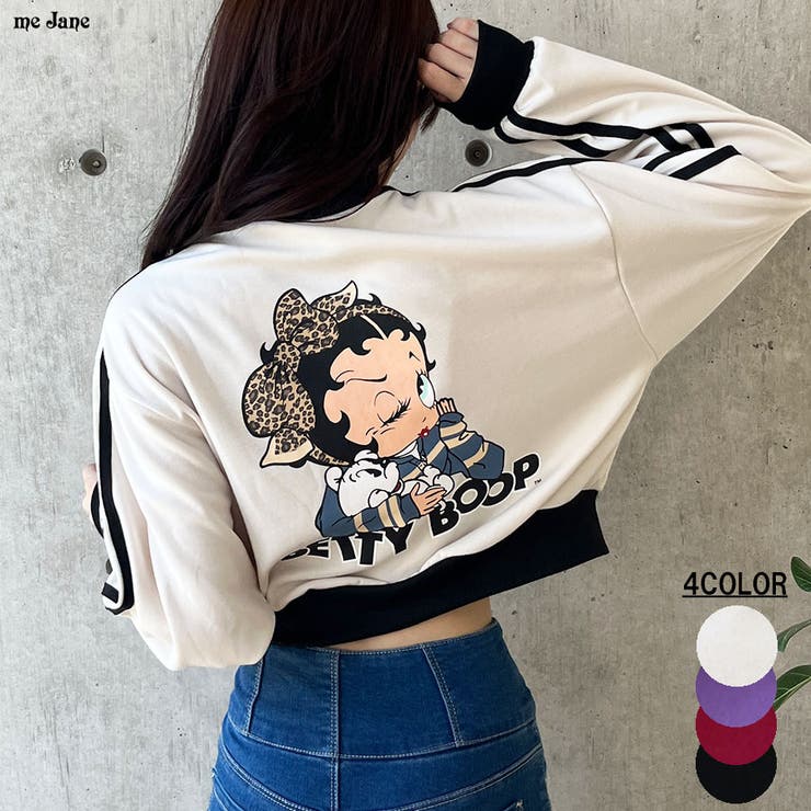 BETTY BOOPショート丈バックプリントジャージ[品番：MJNW0002893
