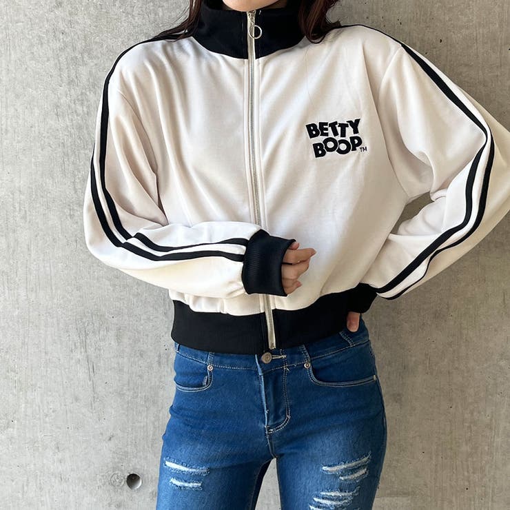 BETTY BOOPショート丈バックプリントジャージ[品番：MJNW0002893
