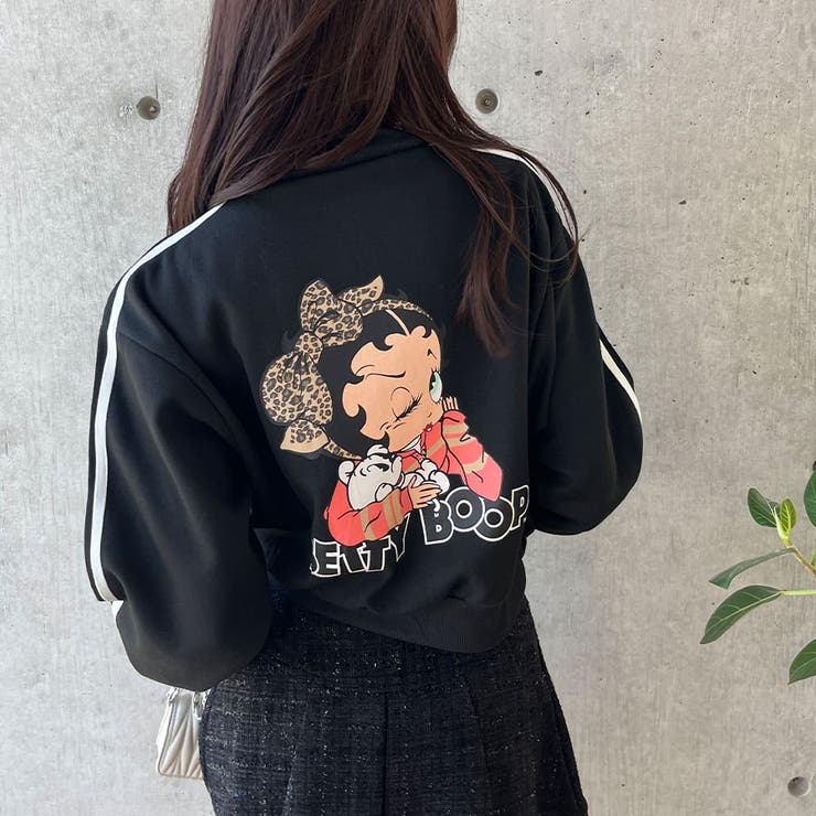 BETTY BOOPショート丈バックプリントジャージ[品番：MJNW0002893