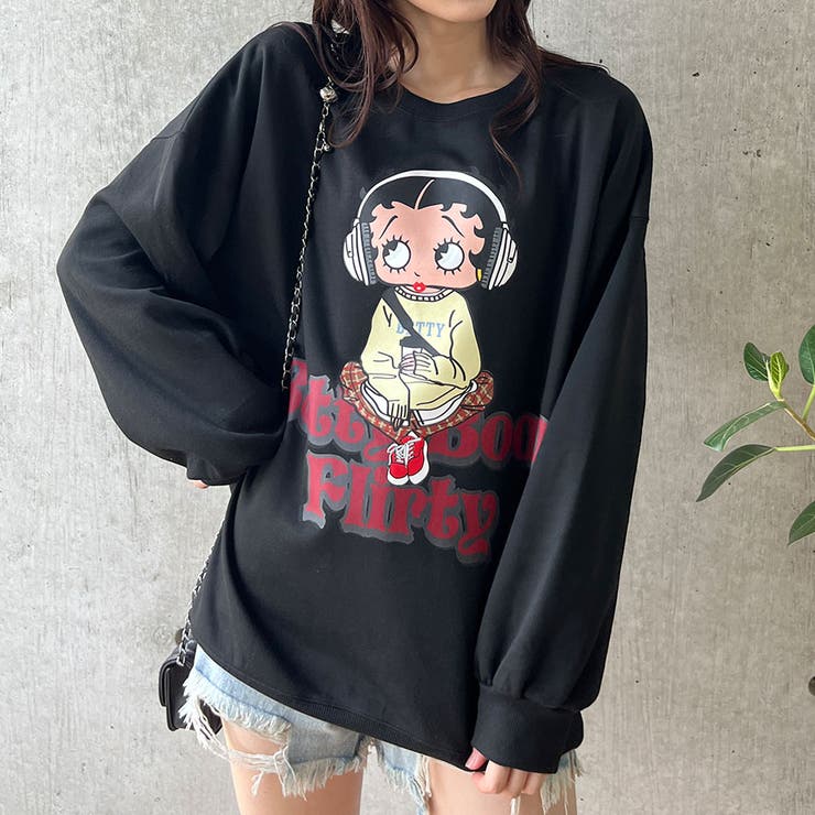 BETTY BOOPビックトレーナー[品番：MJNW0002895]｜me Jane（ミー